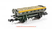 E87538 EFE Rail 14T 'Mermaid' Side Tipping Ballast Wagon ZJV number DB989517 - BR Engineers Grey & Yellow